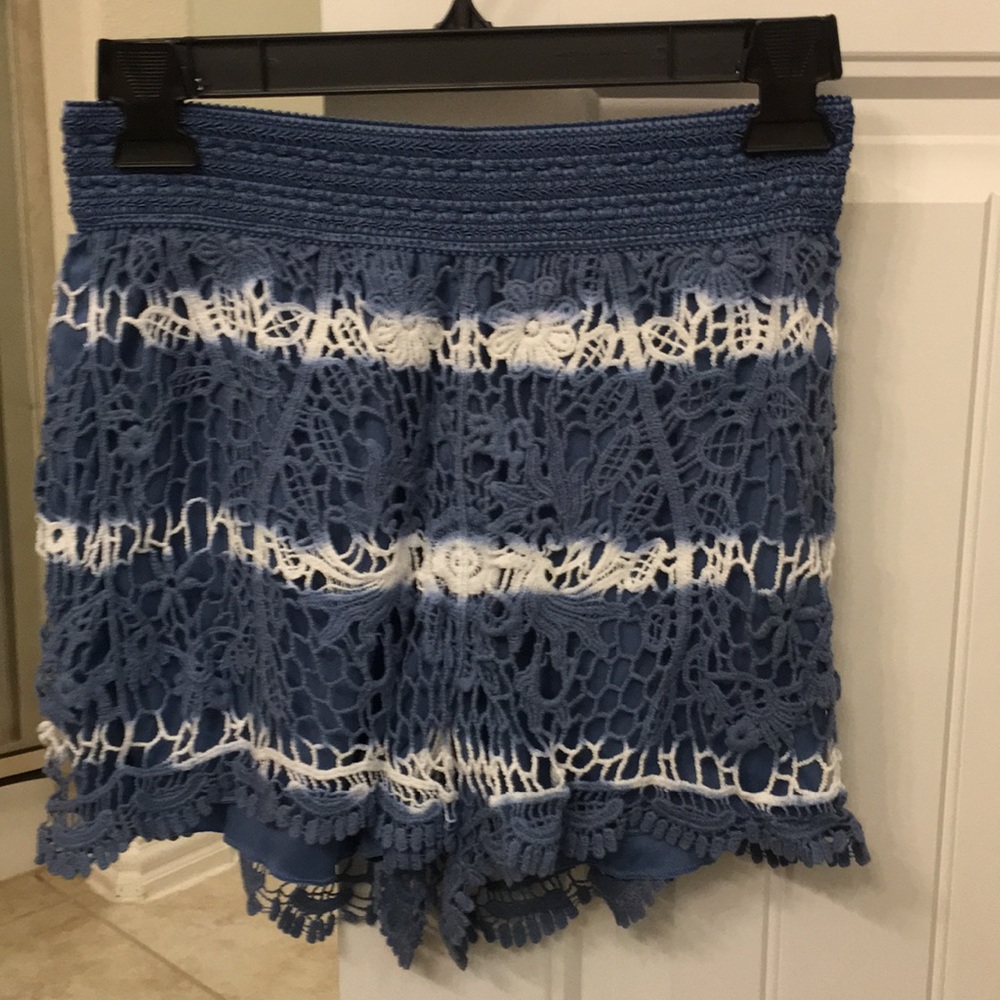 Crochet shorts